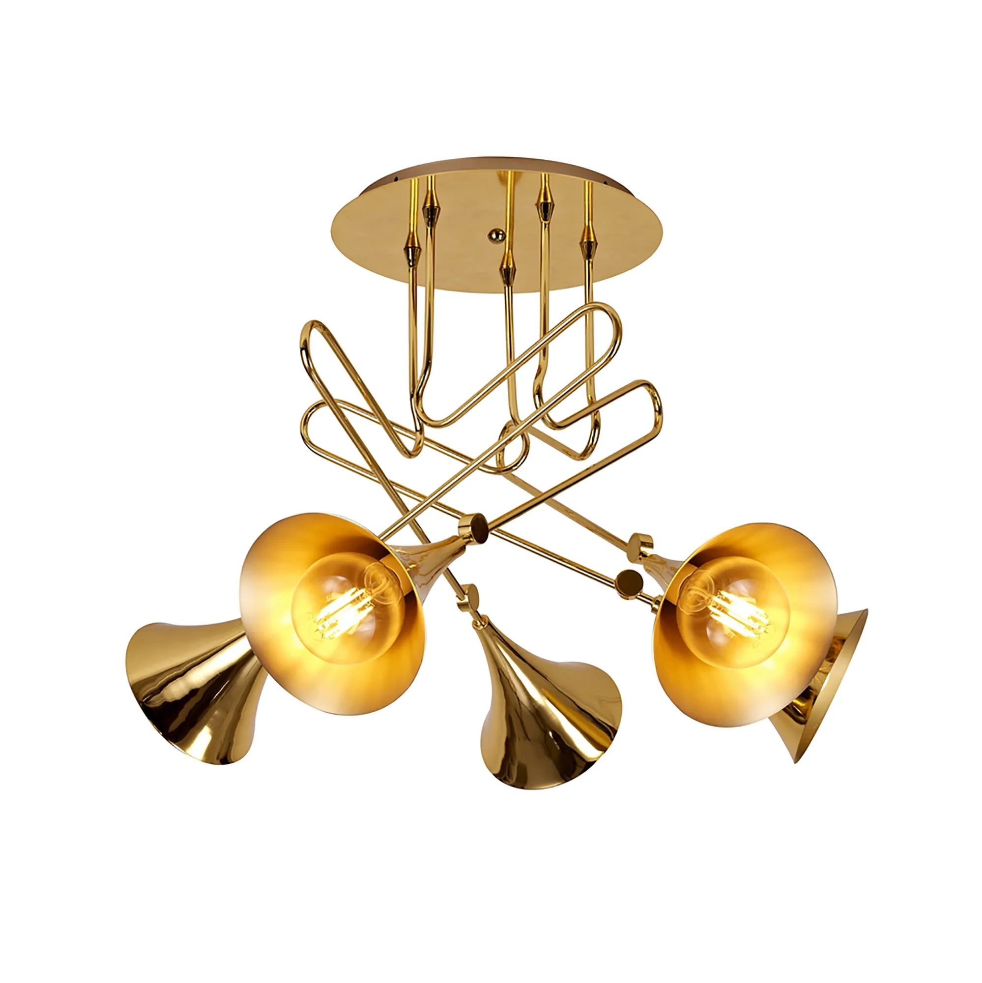 M5897  Jazz Oro Ceiling 5 Light